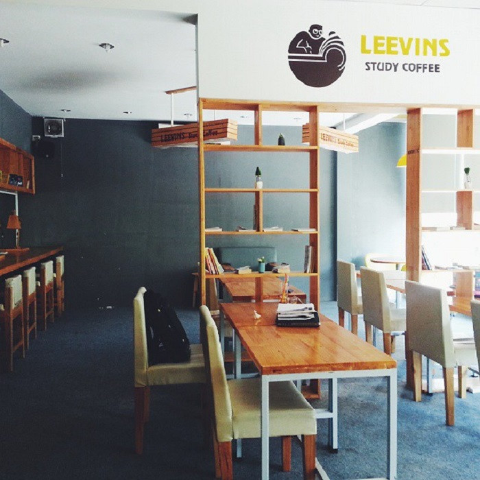 Leevin study coffee – Quán Cafe Sách ở Đà Nẵng