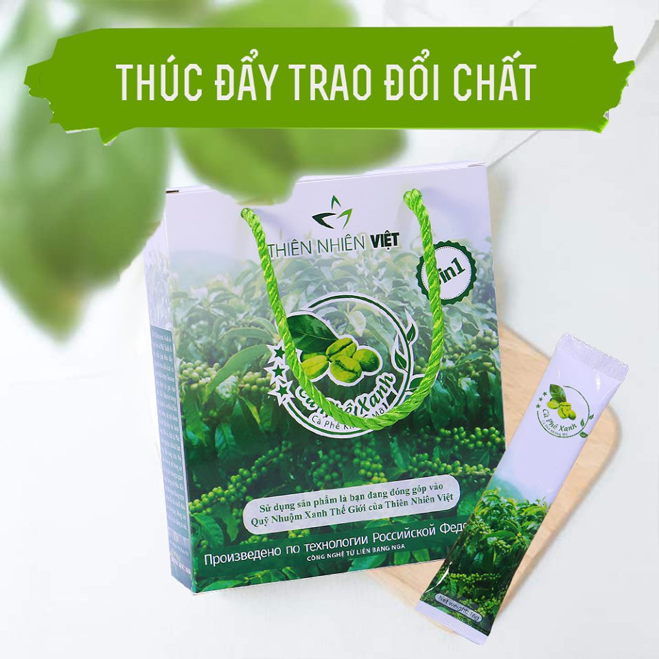 cà phê xanh kháng mỡ