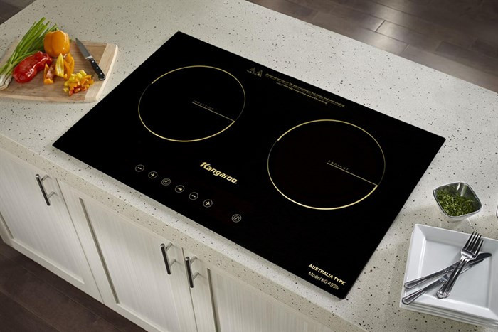 Bếp từ đôi hồng ngoại lắp âm Kangaroo KG499N
