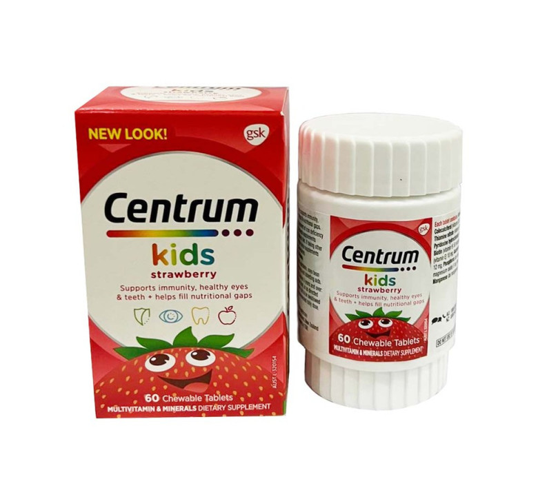 Vitamin Tổng Hợp Cho Bé Centrum Kids Strawberry