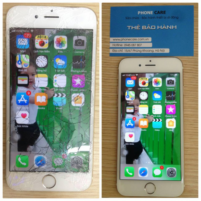 Cửa hàng sửa chữa điện thoại Phone Care - Quận Long Biên, Hà Nội