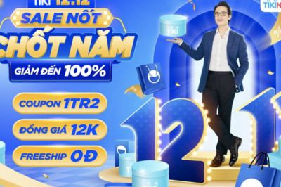 Tiki: Siêu sales 12/12/2021, cơ hội mua sắm tiết kiệm cuối năm