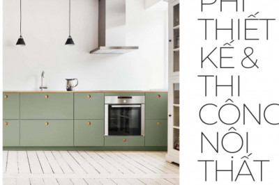 Chi phí thiết kế và thi công nội thất, dự toán cho căn hộ 2 phòng ngủ (60-68m2)